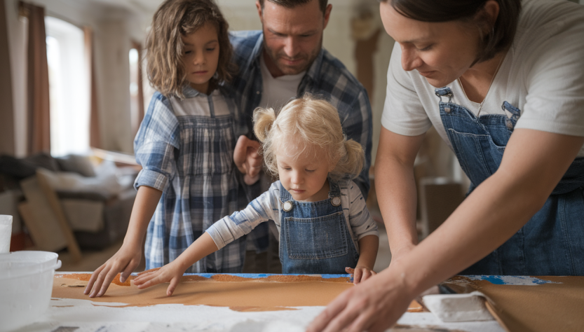 Comment impliquer les enfants dans les projets de travaux à la maison ?