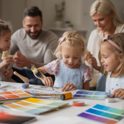 Comment impliquer les enfants dans des projets de travaux à la maison ?
