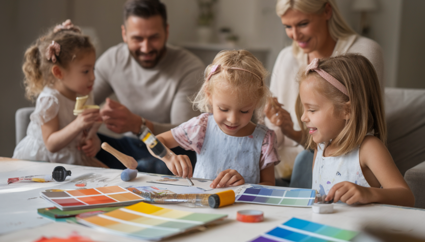 Comment impliquer les enfants dans des projets de travaux à la maison ?