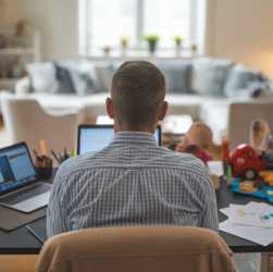 Comment concilier vie de papa et lancement d'une entreprise à domicile ?