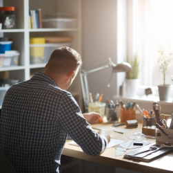 Créer un bureau à domicile : aménagements pratiques pour les papas artisans