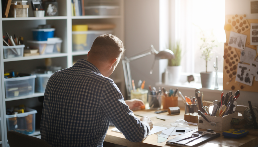 Créer un bureau à domicile : aménagements pratiques pour les papas artisans