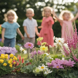 Plantes sans danger pour un jardin avec enfants en bas âge