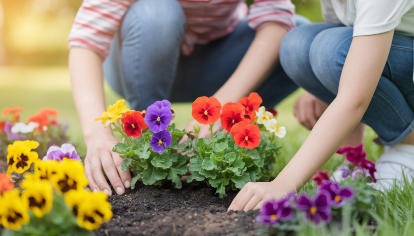 Des fleurs faciles à cultiver avec vos enfants