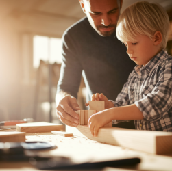 Projets DIY pour père et enfants : créer des souvenirs en bricolant ensemble