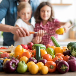 Transmettre de bonnes habitudes alimentaires à ses enfants quand on est diabétique
