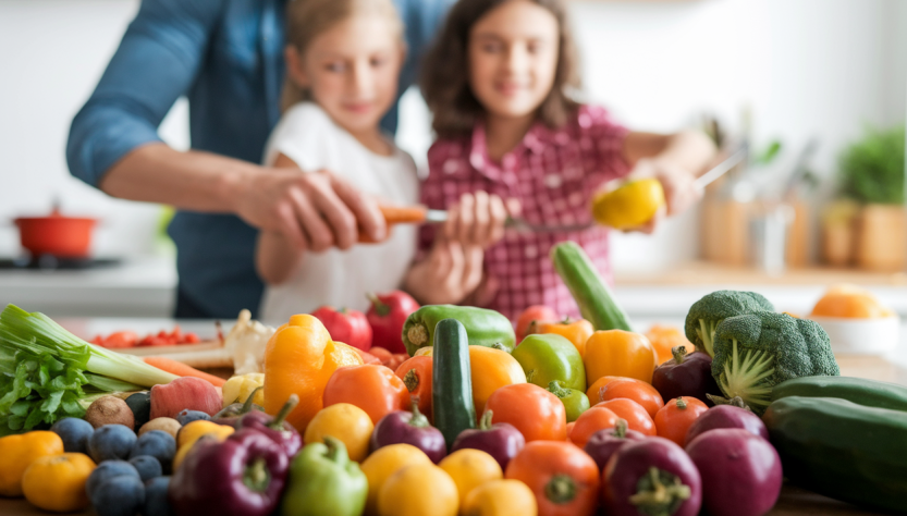 Transmettre de bonnes habitudes alimentaires à ses enfants quand on est diabétique
