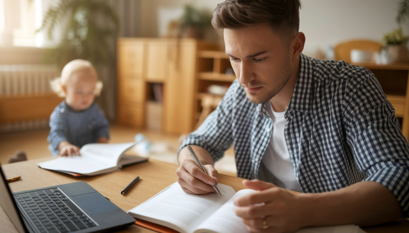 Concilier paternité et apprentissage continu : organiser son temps efficacement