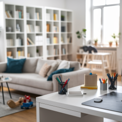 Créer un espace bureau familial quand on télétravaille