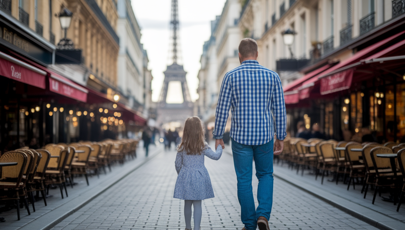 pere-fille-rue-paris-tour-eiffel