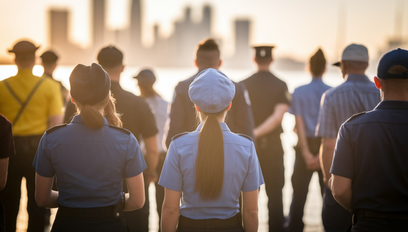 silhouettes-uniformes-ville-soleil