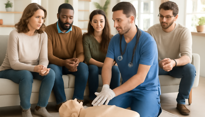 Premiers secours à domicile : formations adaptées aux parents débordés